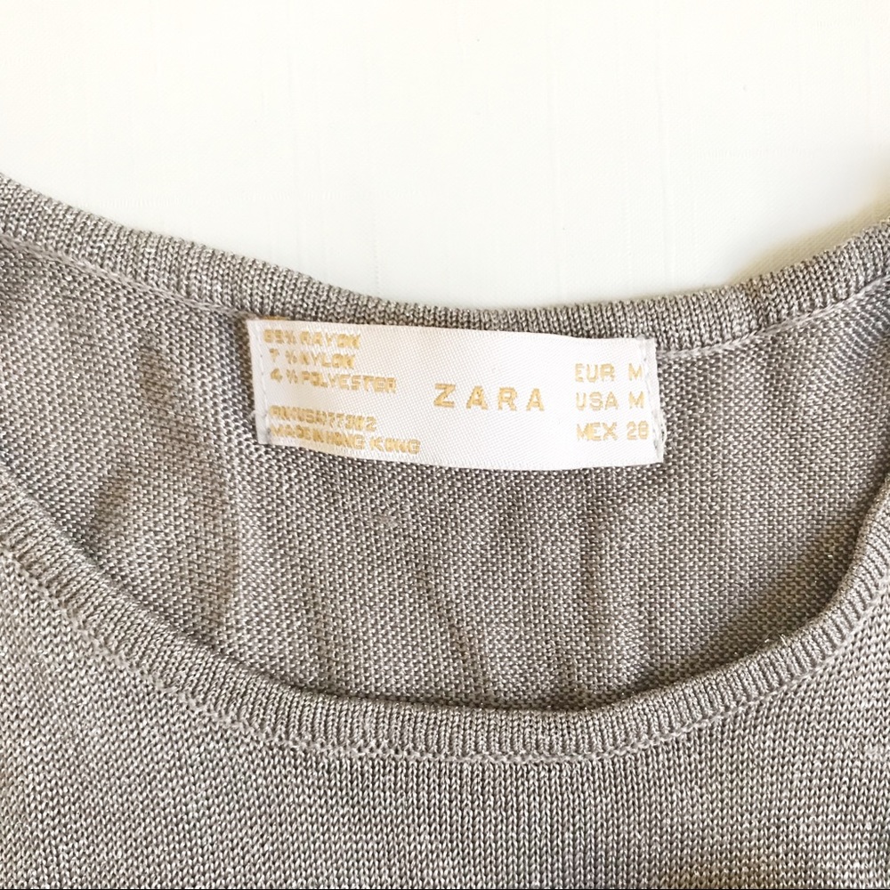 Zara Sparkling silver shift dress - Picture 8 of 8